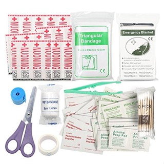 Upgraded 188 Pcs first aid kit survival Kit.Emergency Kit earthquake survival kit Trauma Bag for Car - Image 4