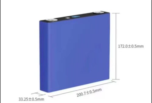 CLASS-A 125Ah PRISMATIC LITHIUM-ION CELL with ALUMINUM SHELL